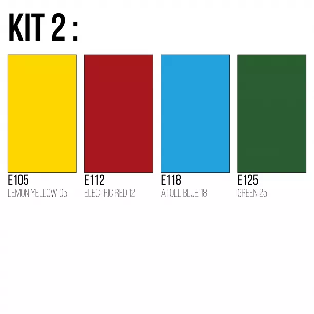 Kit bobinas 5m COLORES (ancho 50cm)