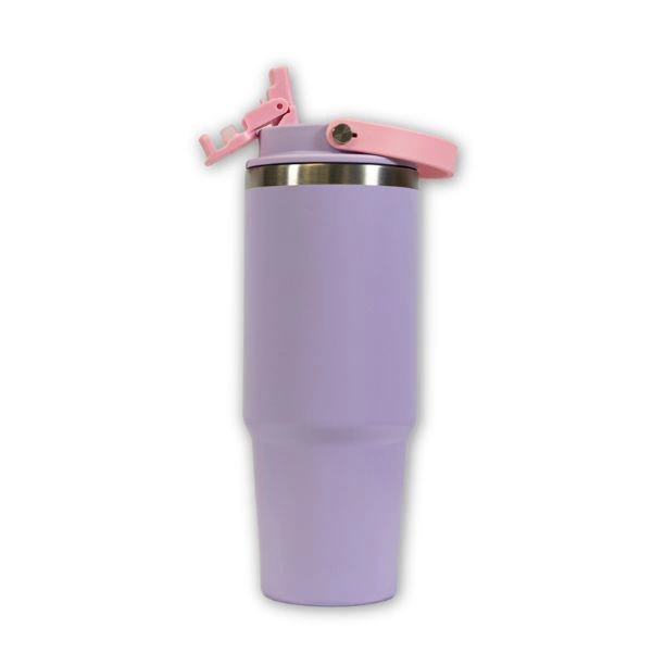 Taza termo de coche con asa redondeada
