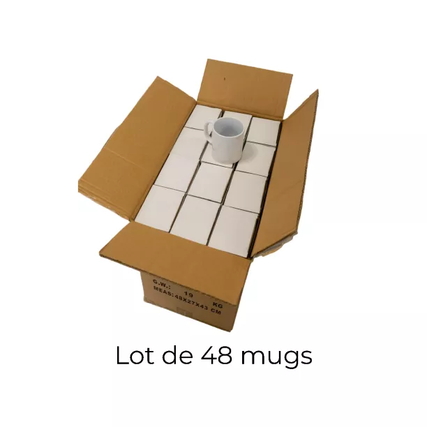 Tazas AAA Sublimables Blanco Brillante 11oz/325ml