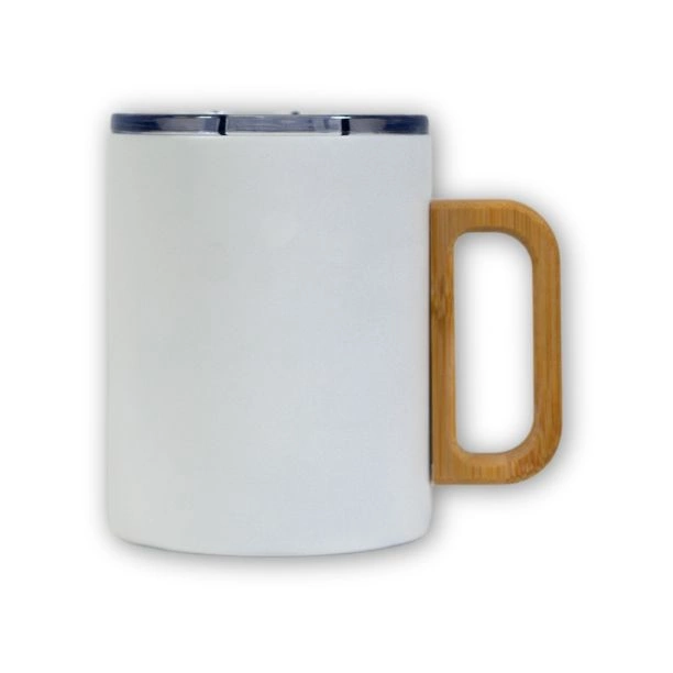 Tazas con asa de madera - Q-175