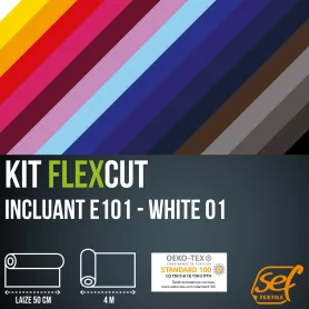 Kit de bobinas FlexCut 4m BLANCO (ancho 50cm)