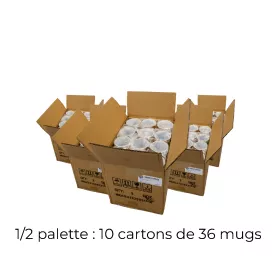 Medio palet de Tazas AAA para sublimar 11oz/325ml