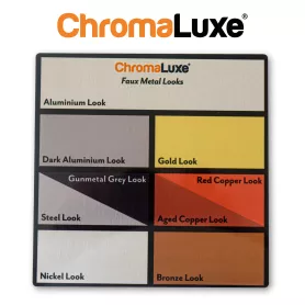 Placa cuadrada de aluminio ChromaLuxe