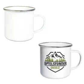 Taza de acero esmaltado  Ø 8,6 cm x 8 cm (ADC140)