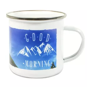Taza de acero esmaltado  Ø 8 cm x 8 cm (ADC146)