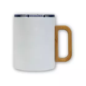 Tazas con asa de madera - Q-175