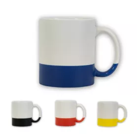 Tazas con fondo de color, acabado mate - M-YC