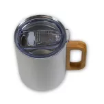 Tazas con asa de madera - Q-175