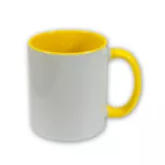 Tazas con asa e interior de color - M003