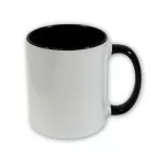 Tazas con asa e interior de color - M003