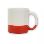 Tazas con fondo de color, acabado mate - M-YC