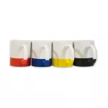 Tazas con fondo de color, acabado mate - M-YC