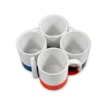Tazas con fondo de color, acabado mate - M-YC